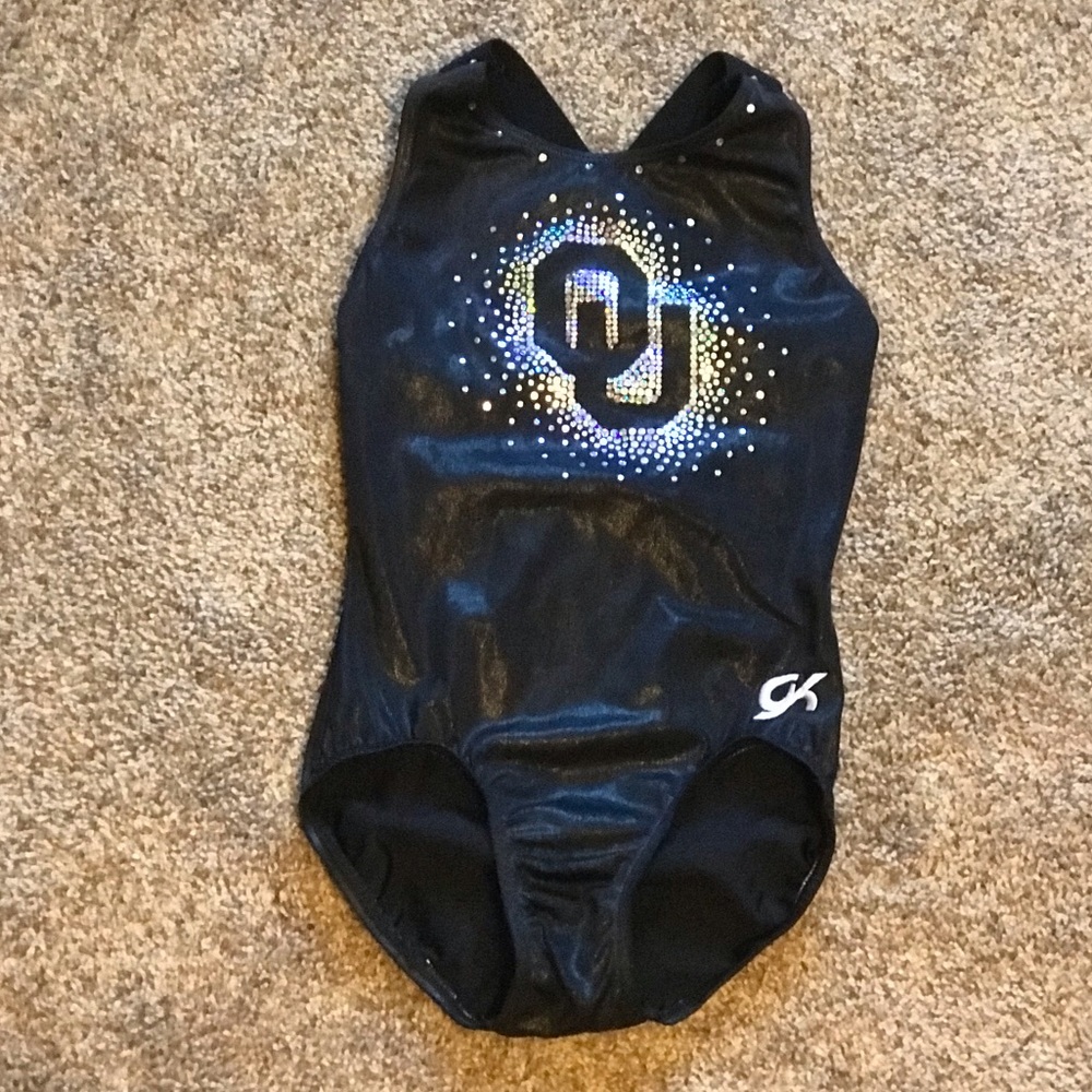 GK OU Gymnastics leotard